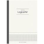 ノ-A512S-IV ロジカルエアーノートビジネス5ミリ方眼A5 80枚/I V ナカバヤシ