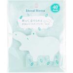 ヒポポシリーズ/スタンドメモ 40枚/グリーン ナカバヤシ