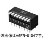 A6FR-4104 ピアノDIPスイッチ 4極、長レバータイプ omron(オムロン)