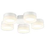 高演色LED シーリングファン用灯具 乳白セードタイプ 5灯 R15クラス2 ODELIC(オーデリック)