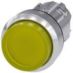 押ボタンヘッド SIRIUS ACT モーメンタリ 黄 SIEMENS