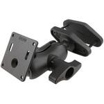 VESAプレート&スクエアクランプベースセット(ショートアーム) 75x75mm -101mm対応 2.25インチボール ラムマウント