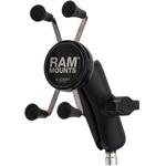 RAM-PL20 ジムニー専用スマートフォンホルダー Xグリップ(S)&M8ボルトベースセット(標準アーム) 1インチボール ラムマウント