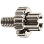 クラッチケーブルアジャスター TWISTER チタン シルバー M8 P1.25 モートーン