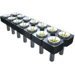SDL-105-G-19 基板接続用ソケット 10 極 2.54mm 2 列 スルーホール SAMTEC