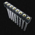 SS-111-T-2 基板接続用ソケット 11 極 2.54mm 1 列 スルーホール 1袋 2個入 SAMTEC