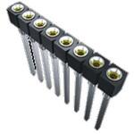 SS-106-T-2 基板接続用ソケット 6 極 2.54mm 1 列 スルーホール 1袋 2個入 SAMTEC