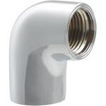 水栓エルボ (クローム) カクダイ