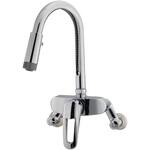 シングルレバー混合栓 (シャワーつき・クローム) カクダイ