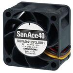9HVA0412P3J001 軸流ファン 電源電圧：12 V dc DC 40 x 40 x 28mm 山洋電気