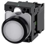3SU1106-0AB60-1BA0 照光式押しボタンスイッチ 3SU1106シリーズ 白 SIEMENS