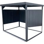 多目的万能物置 ブラック/黒(間口2400×奥行1800mmタイプ) ダイマツ