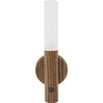 USB充電式木目調スティックライト(ブラウン) トレードワン