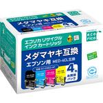 エプソン用メダマヤキ互換 4色BOX品 エコリカ