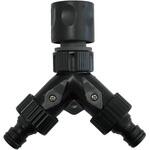 コック付き2分岐ホースコネクター グリーンライフ