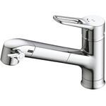 キッチン用 浄水器内蔵シングルレバー混合水栓 ワンホールタイプ ハンドシャワー付 INAX(LIXIL)