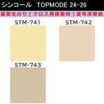 【オーダー】裏面生糊付き量産壁紙クロス TOPMODE2024-2026 STM741～STM743 石目調 シンコール