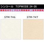 【オーダー】裏面生糊付き量産壁紙クロス TOPMODE2024-2026 STM746～STM747 石目調 シンコール