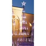 冬装飾 クリスマス イルミネーション LEDシャイニングタワーライトツリー ピンク/ホワイト ストア・エキスプレス