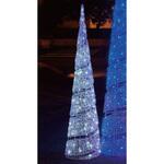 冬装飾 クリスマス イルミネーション LEDスパイラルライトツリー 高さ150cm ストア・エキスプレス