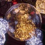 8564-186 冬装飾 クリスマス イルミネーション  ビーズinボールライト LED250球 ストア・エキスプレス