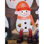8162-2736 冬装飾 クリスマス イルミネーション LEDブリリアントモチーフライト 足ブラスノーマン ストア・エキスプレス