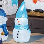 8162-2740 冬装飾 クリスマス イルミネーション LEDブリリアントモチーフライト とんがり帽子スノーマン ストア・エキスプレス