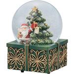 8185-5584 冬装飾 クリスマス デコレーション スノードームスタンド グリーンボックス ストア・エキスプレス