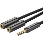 ORICO AM-2F2-BK-BP 3.5mm オーディオ分配ケーブル ORICO