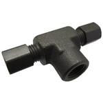 くい込み式鋼管継手 両口圧力計 チーズユニオン(Rc) 高圧配管 油圧配管 群協製作所