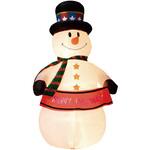 8803-1272 冬装飾 クリスマスデコレーション 特大エアブロードール スノーマン ストア・エキスプレス