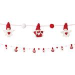 8258-1110 冬装飾 クリスマスデコレーション キッズガーランド 長さ136cm ストア・エキスプレス