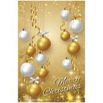 8305-6262 冬装飾 クリスマスデコレーション バックグラウンドシート クリスマスオーナメントゴールド ストア・エキスプレス