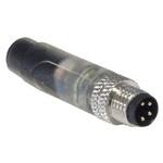 PXPPNP08FIM04ACL100PVC 丸型コネクタ 4極 M8 パネルマウント 1箱 25個入 BULGIN