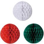 8725-2320 クリスマスデコレーション 吊り装飾 クリスマスハニカムボール ボール ストア・エキスプレス