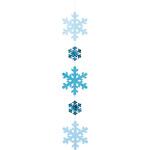 28681-292 クリスマスデコレーション 吊り装飾 ペーパーハンギング クリスタルスノー 長さ100cm ストア・エキスプレス