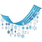 8148-4376 クリスマスデコレーション 吊り装飾 スノーフレーク プリーツハンガー ストア・エキスプレス