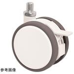 CFW075N12SP1．25L-14 ダストカバー付 双輪キャスター Φ75 自在ストッパー付 ネジ式 CFW075Nシリーズ 東海キャスター