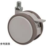 CF075N3SL-19 ダストカバー付 双輪キャスター Φ75 自在ストッパー付 ネジ式 CF075Nシリーズ 東海キャスター