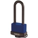 70IB/50HB80 Abus 耐候性南京錠 パドロック 真鍮、ステンレス鋼 青 ABUS