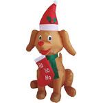 7892-5364 冬装飾 クリスマスデコレーション エアブロードール クリスマスドッグ ストア・エキスプレス