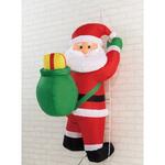 8803-1270 冬装飾 クリスマスデコレーション エアブロードール はしごサンタ ストア・エキスプレス