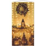 8798-6228 冬装飾 クリスマスデコレーション タペストリー クリスマスゴールド ストア・エキスプレス