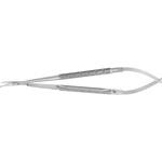 FM043R マイクロ剪刀 曲 鋭/球 18cm スプリングタイプ ビー・ブラウンエースクラップ