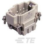 T2040063101-000 ヘビーデューティパワーコネクタ HDC HE シリーズ 6極 16A 500 V TE CONNECTIVITY