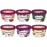 [冷凍]ハーゲンダッツ ミニカップ バラエティ人気 6種類詰め合わせ【バニラ マカダミアナッツ グリーンティ ストロベリー ラムレーズン クッキー&クリーム】 ハーゲンダッツ