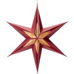 クリスマスデコレーション 吊り装飾 ペーパー六角スターハンギング 直径30cm ストア・エキスプレス