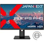 JN-IPS238F-HSP 23.8型/1920×1080/HDMI×1、VGA×1/ブラック/スピーカー有/2年保証 JAPANNEXT