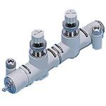 インアウトスピードコントローラ ラインタイプ ワンタッチ継手付 CKD