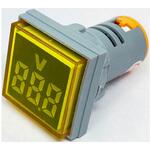 FXB16-22FSV-Y DC4-100V LEDデジタル電圧計 FXB16-22シリーズ アズワン